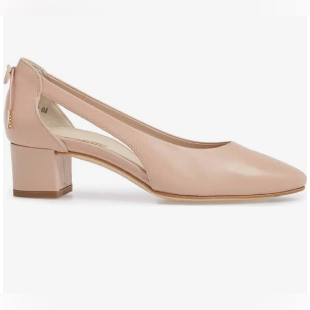Paul Green Nude Block Heel Pumps